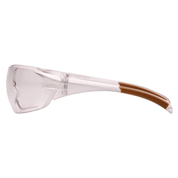 Pyramex Billings Frameless Shooting Glasses Clear with Carhartt Bag - Precision Shot Firearms