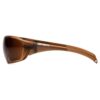 Pyramex Billings Frameless Shooting Glasses Sandstone Bronze with Carhartt Bag - Precision Shot Firearms