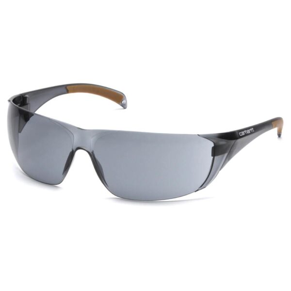 Pyramex Billings Frameless Shooting Glasses Grey with Carhartt Bag - Precision Shot Firearms