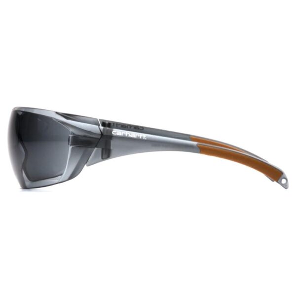 Pyramex Billings Frameless Shooting Glasses Grey with Carhartt Bag - Precision Shot Firearms