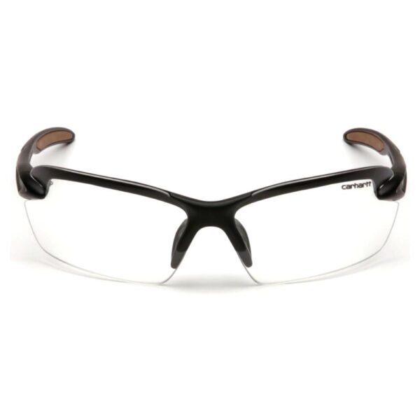 Pyramex Carhartt Spokane Shooting Glasses Black with Clear Lens - Precision Shot Firearms