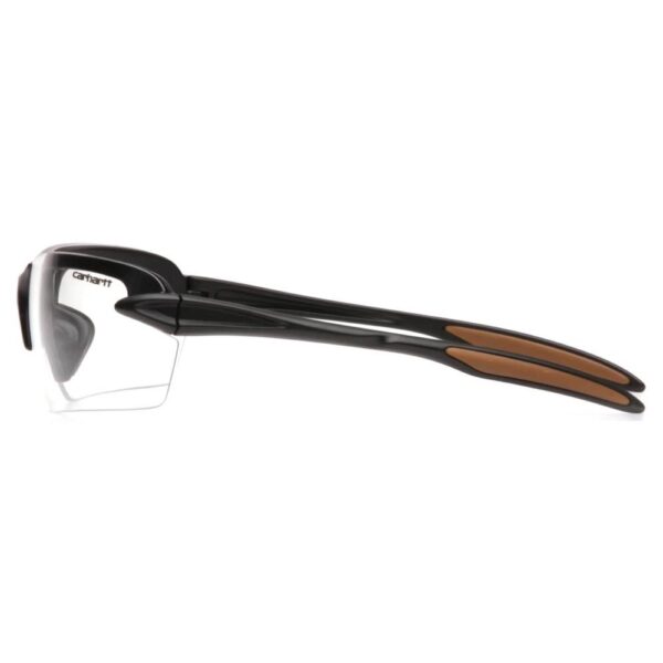 Pyramex Carhartt Spokane Shooting Glasses Black with Clear Lens - Precision Shot Firearms
