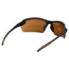 Pyramex Spokane Shooting Glasses Black with Sandstone Bronze Lens - Precision Shot Firearms