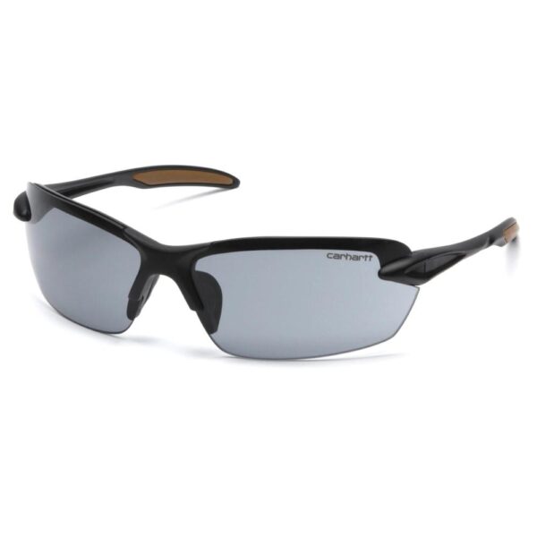 Pyramex Spokane Shooting Glasses Black with Grey Lens - Precision Shot Firearms