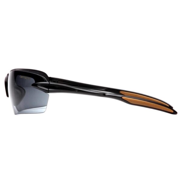Pyramex Spokane Shooting Glasses Black with Grey Lens - Precision Shot Firearms