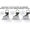 Viridian PINCH Adjustable 35 Degree Offset Mount RMR Adapter - Precision Shot Firearms