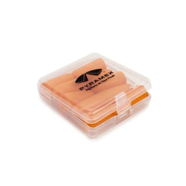 Pyramex Disposable Earplugs with Case 32dB Orange 5/pair - Precision Shot Firearms