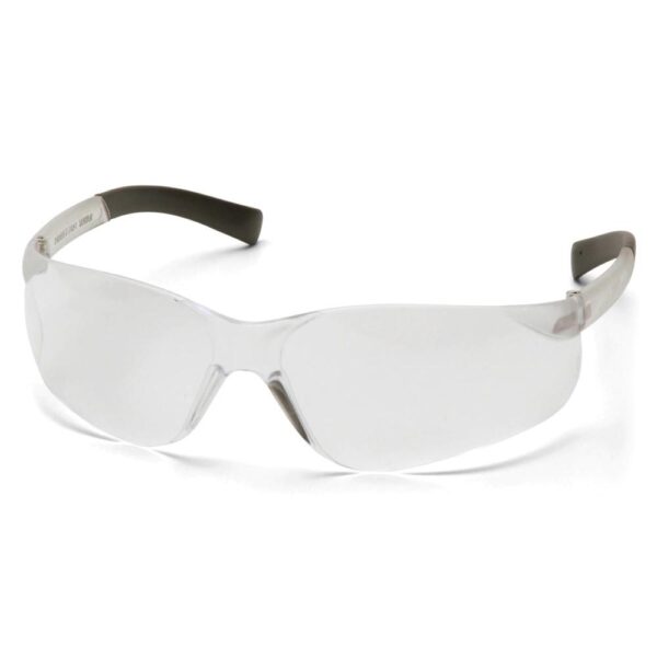Pyramex Clear Mini Ztek Safety Glasses Clear with DP1000 32dB Earplugs - Precision Shot Firearms