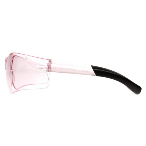Pyramex Clear Mini Ztek Safety Glasses Pink with DP1000 32dB Earplugs - Precision Shot Firearms