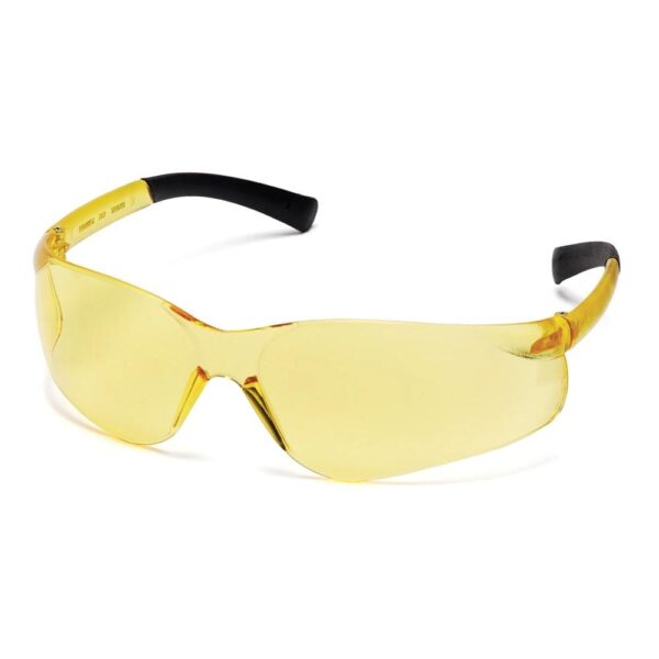 Pyramex ZTek Safety Glasses Amber with Amber Lenses with DP1000 Earplugs - Precision Shot Firearms