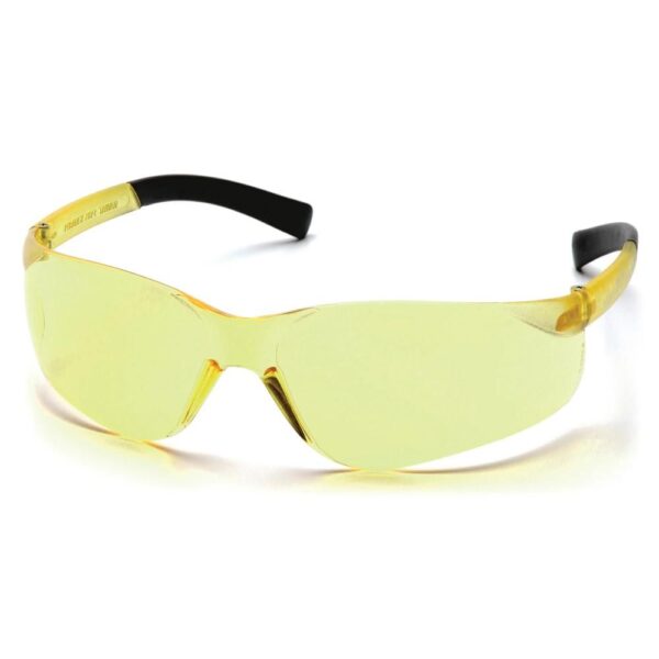 Pyramex Clear Mini Ztek Safety Glasses Amber with DP1000 32dB Earplugs - Precision Shot Firearms
