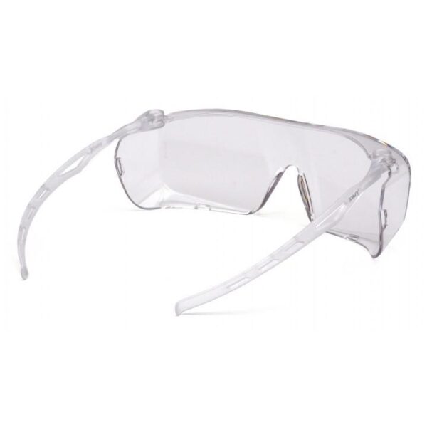 Pyramex Cappture Safety Glasses Clear with Clear Lenses - Precision Shot Firearms