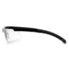 Pyramex Ever-Lite Shooting Glasses Black with Clear Lens - Precision Shot Firearms