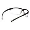 Pyramex Ever-Lite Shooting Glasses Black with Clear Lens - Precision Shot Firearms