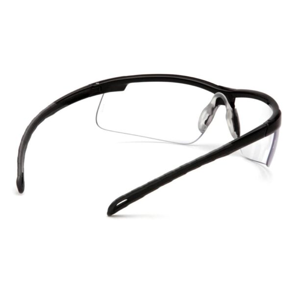 Pyramex Ever-Lite Shooting Glasses Black with Clear Lens - Precision Shot Firearms
