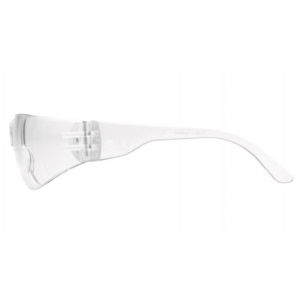 Pyramex Intruder Hardcoated Lens Safety Glasses Clear with Clear Lens - Precision Shot Firearms