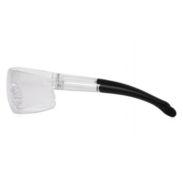 Pyramex Provoq Safety Glasses Black with Clear Lens - Precision Shot Firearms