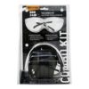 Pyramex Low Profile Combo Kit Passive Black Ear Muff 24dB Clear Shooting Glasses Clear with Clear Lens - Precision Shot Firearms
