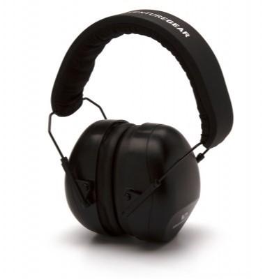 Pyramex VG80 Series Ear Muffs 25dB Black - Precision Shot Firearms