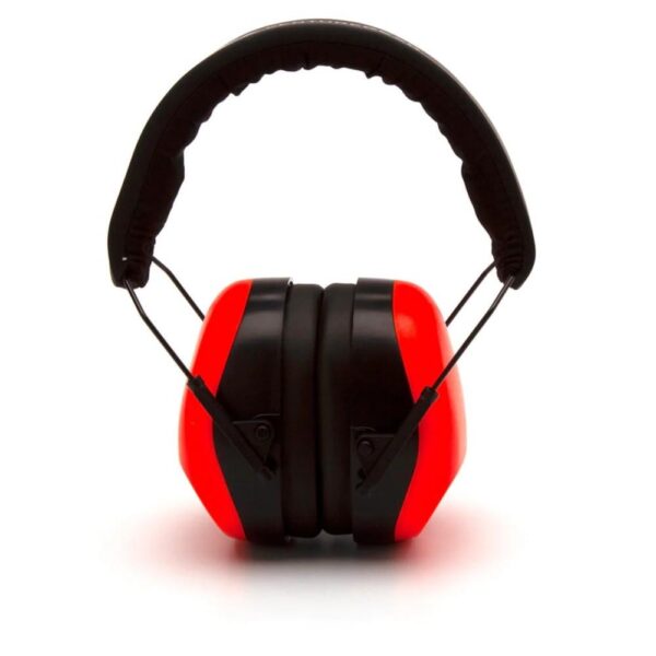 Pyramex VG80 Series Passive Earmuff 26dB Hi-Vis Orange Clamshell - Precision Shot Firearms