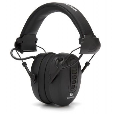 Pyramex Clandestine Ear Electronic Ear Muffs 24dB Black - Precision Shot Firearms