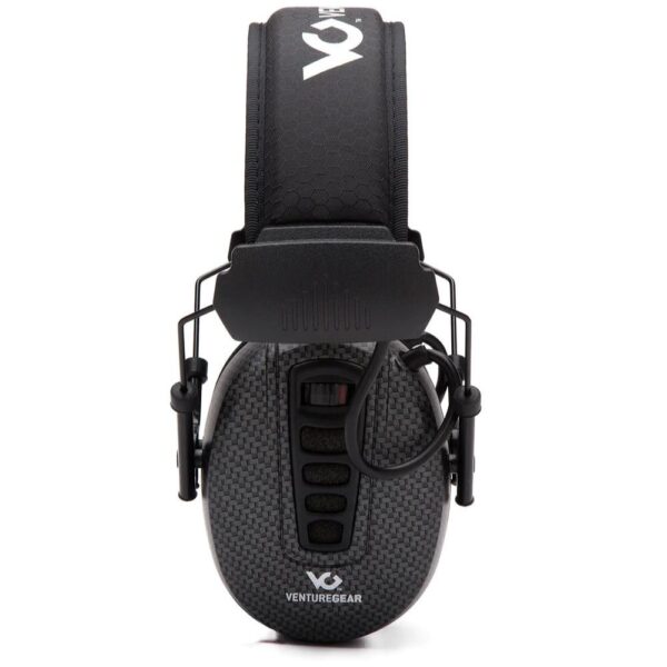 Pyramex Clandestine Electronic Earmuff 24dB Black Graphite Pattern - Precision Shot Firearms