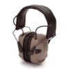 Pyramex Amp BT Electronic Earmuff 26dB Tan with Bluetooth - Precision Shot Firearms