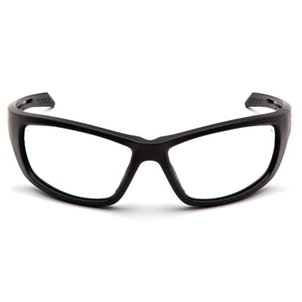 Pyramex Venture Gear Howitzer Shooting Glasses Black Frame with Clear Anti-Fog Lens - Precision Shot Firearms