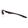 Pyramex Drone 2.0 Shooting Glasses Black with Clear Lens Anti Fog - Precision Shot Firearms