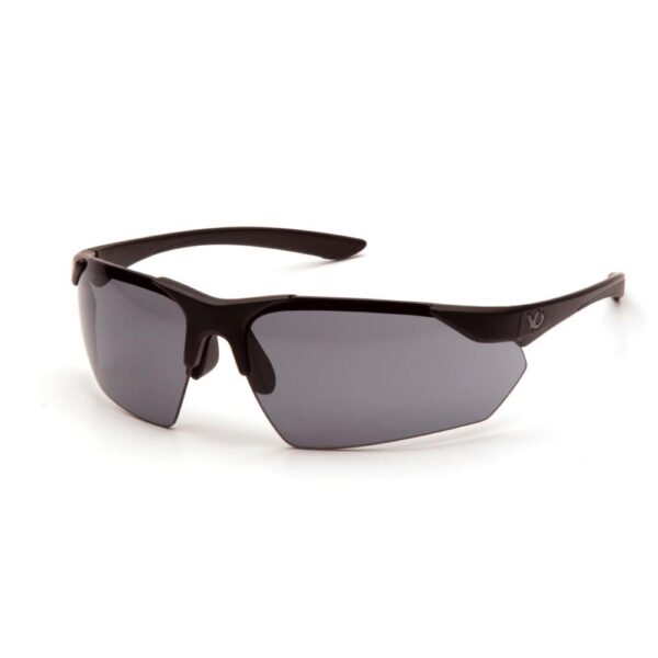 Pyramex Venture Gear Drone 2.0 Shooting Glasses Black Frame with Grey Anti-Fog Lens - Precision Shot Firearms