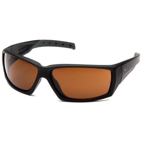 Pyramex Overwatch Shooting Glasses Black with Bronze Lens Anti Fog - Precision Shot Firearms