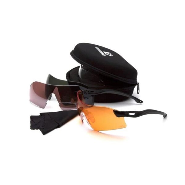 Pyramex Venture Gear Dropzone Shooting Glasses Eyewear Kit with Four Lenses - Precision Shot Firearms