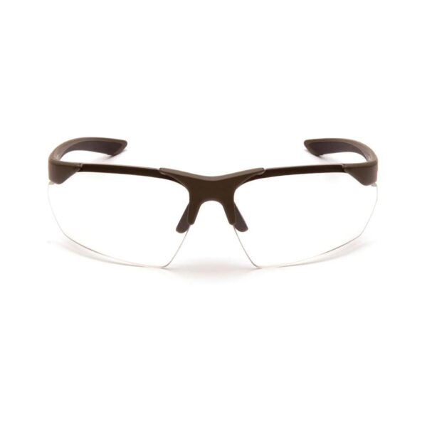 Pyramex Venture Gear Drone 2.0 Shooting Glasses OD Green Frame with Clear Anti-Fog Lens - Precision Shot Firearms