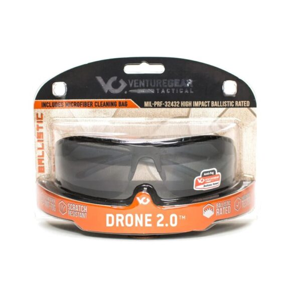 Pyramex Venture Gear Drone 2.0 Shooting Glasses OD Green Frame with Grey Anti-Fog Lens - Precision Shot Firearms