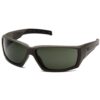 Pyramex Overwatch Shooting Glasses Black with Grey Lens Anti Fog - Precision Shot Firearms