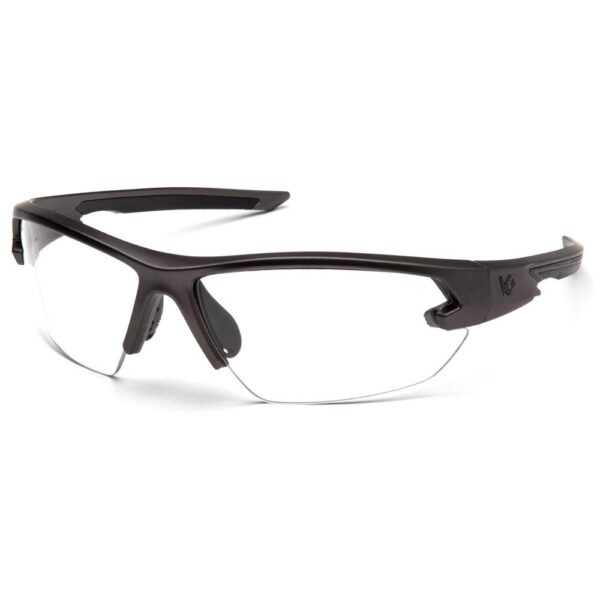 Pyramex Venture Gear Semtex 2.0 Shooting Glasses Gun Metal Frame with Clear Anti-Fog Lens - Precision Shot Firearms