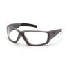 Pyramex Overwatch Shooting Glasses Grey with Clear Lens Anti Fog - Precision Shot Firearms