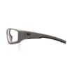 Pyramex Overwatch Shooting Glasses Grey with Clear Lens Anti Fog - Precision Shot Firearms