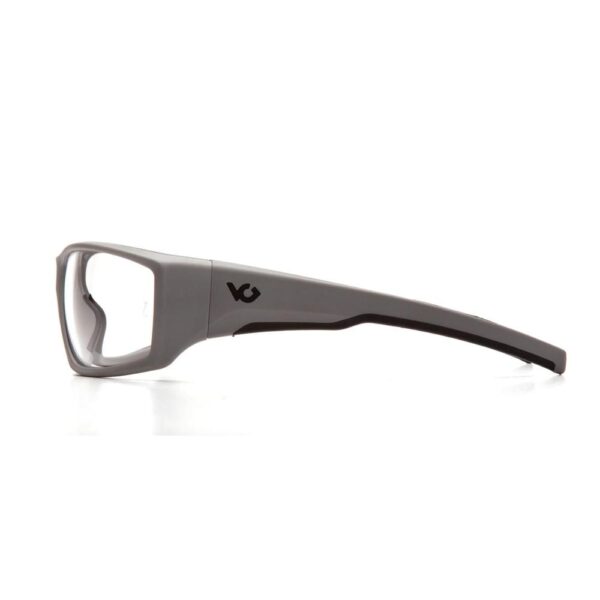 Pyramex Overwatch Shooting Glasses Grey with Clear Lens Anti Fog - Precision Shot Firearms