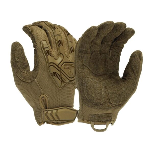Pyramex Venture Gear Heavy-Duty Impact Operator Gloves Coyote Brown M - Precision Shot Firearms