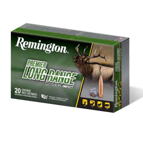 Remington Premier Long Range w/Speer Impact Rifle Ammunition .300 Rem Ultra Mag 190gr PT 3130 fps 20/ct - Precision Shot Firearms