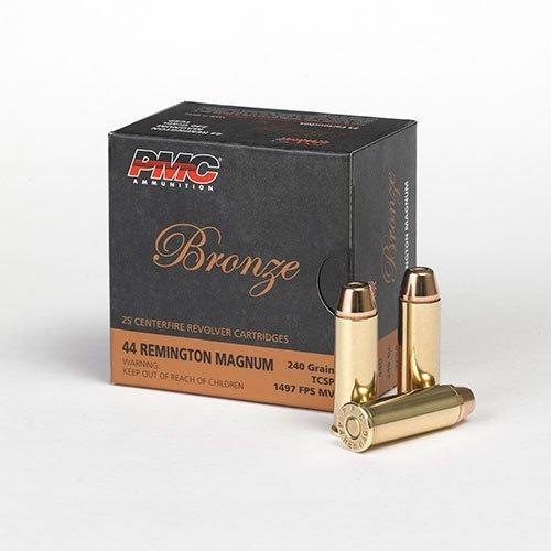 PMC Bronze Handgun Ammunition .44 Mag 240 gr TCSP 1497 fps 25/ct - Precision Shot Firearms