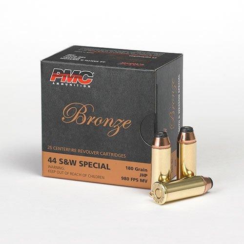 PMC Bronze Handgun Ammunition .44 Spl 180 gr JHP 980 fps 25/ct - Precision Shot Firearms