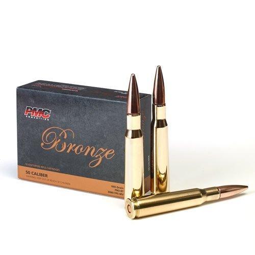 PMC Bronze Rifle Ammunition .50 BMG 660 gr FMJBT - 10/box - Precision Shot Firearms