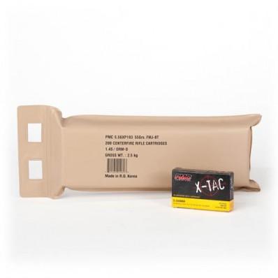 PMC X-Tac Battle Pack Rifle Ammunition 5.56mm 55 gr FMJ 3120 fps 200ct - Precision Shot Firearms