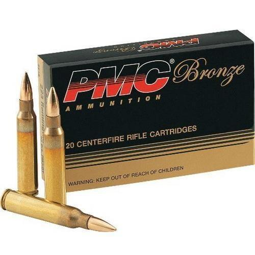 PMC Bronze Rifle Ammunition 7.62x39mm 123 gr FMJ 2350 fps 20/ct - Precision Shot Firearms