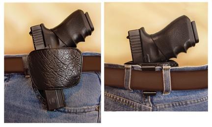 PeaceKeeper Belt Slide Holster Small/Medium Black - Precision Shot Firearms