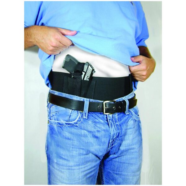 Concealed Carry Belly Band- BLACK waist size 36 to 44" - Precision Shot Firearms