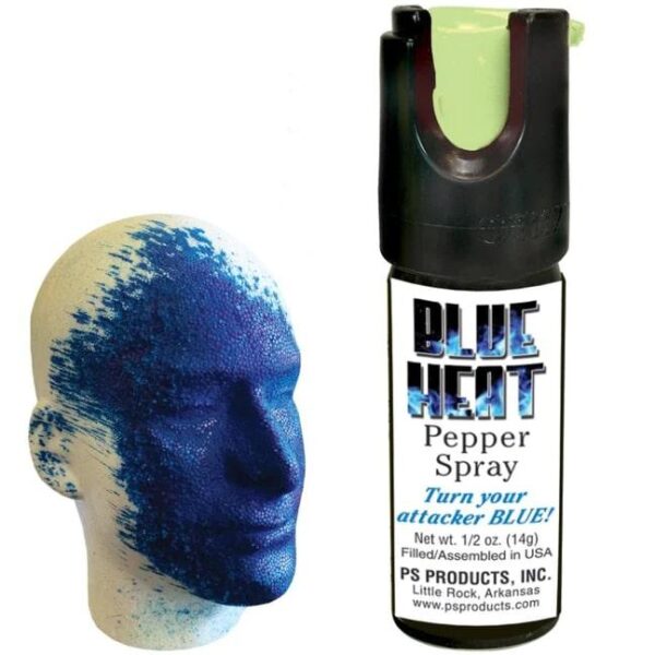 Personal Security Products Eliminator Blue Heat Pepper Spray 1/2 oz with Blue Dye - Precision Shot Firearms