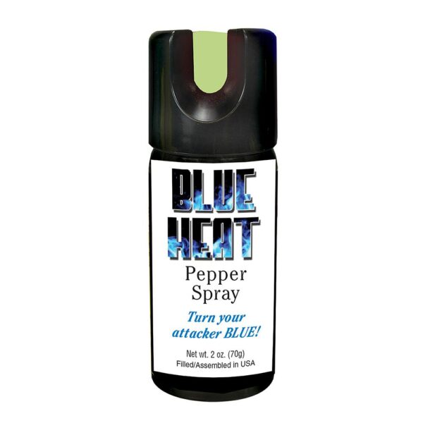 Personal Security Products Eliminator Blue Heat Pepper Spray 2 oz with Blue Dye - Precision Shot Firearms
